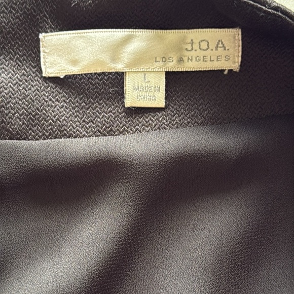 JOA Anthropologie Boho Embroidered Black Shorts 3” Inseam Rear Zip Lined Sz L - Picture 7 of 15